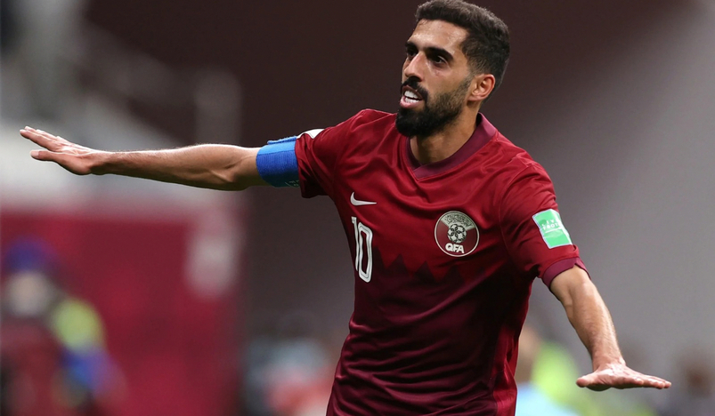 Qatar football team preparing for World Cup qualifiers against United Arab Emirates and Oman